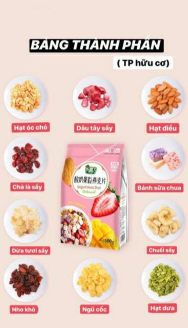 [Giảm Cân] Ngũ cốc sữa chua 500g | BigBuy360 - bigbuy360.vn