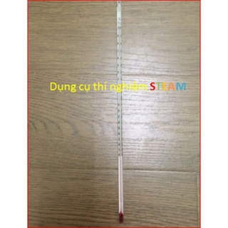 Nhiệt kế thuỷ tinh bầu rượu thang 100 độ C, 200 độ C bầu rượu an toàn cho người sử dụng