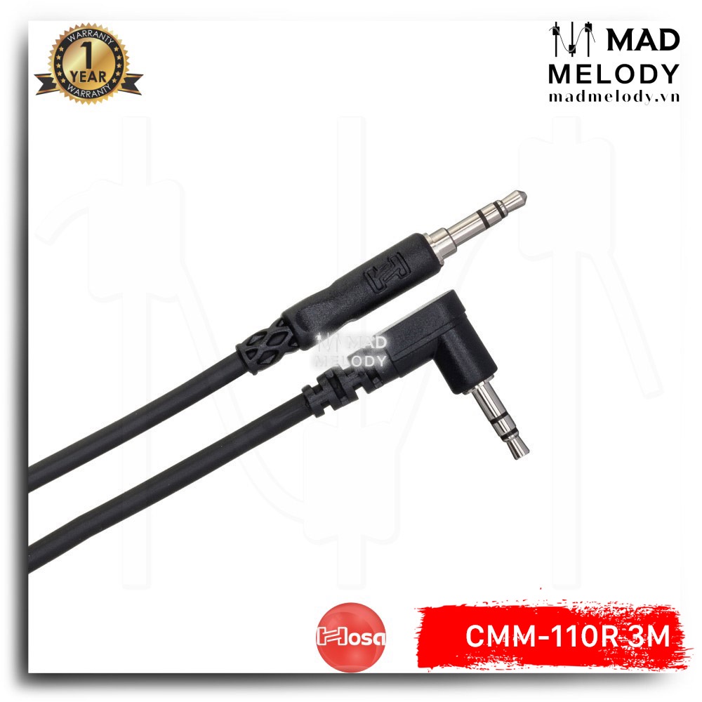 Hosa Stereo Interconnect CMM-110R   [Dây cáp tín hiệu kết nối, NEW & chính hãng)