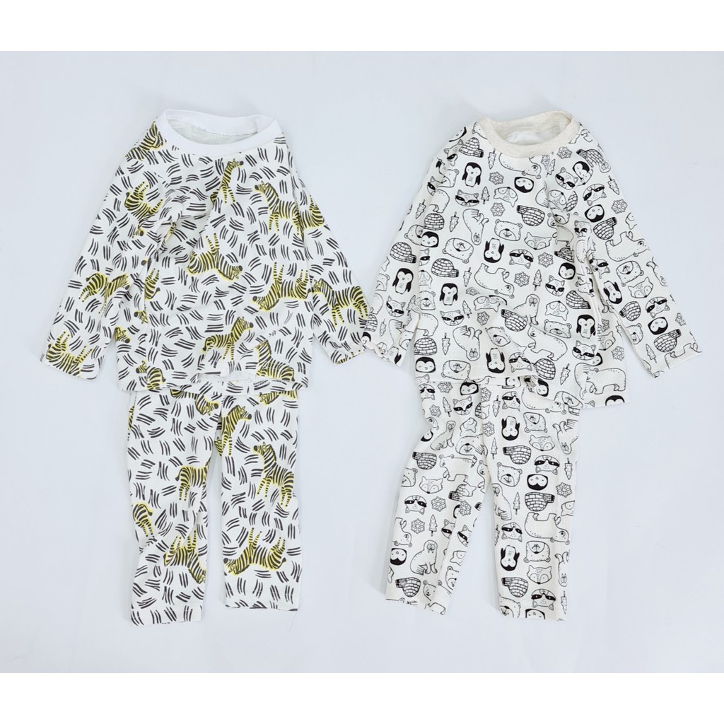 Set Đồ Bộ Bé Trai MINTSCLOSET Họa Tiết Nhiều Màu Size 1 - 5 Tuổi