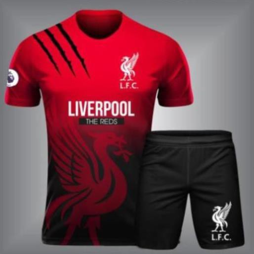 Áo Bóng Đá CLB Thun Lạnh Thiết Kế Cực Đẹp - Liverpool T09 (Miễn Phí In Tên Khi Đặt Đội) xịn * ྇ ⚽  ྇