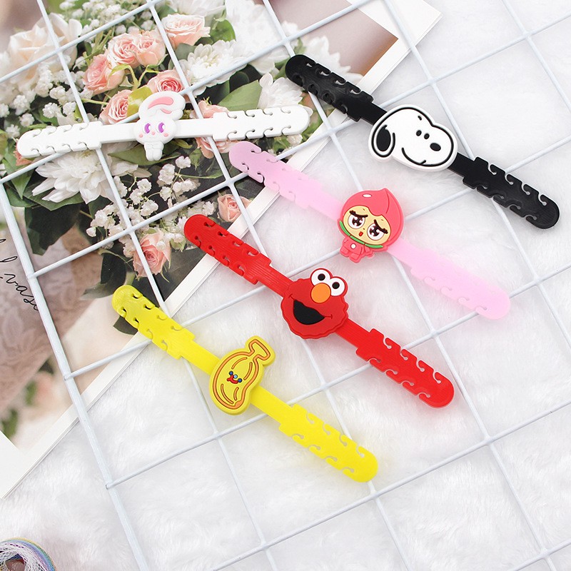 (Hàng Mới Về) Set 20 Phụ Kiện Gắn Khẩu Trang Bằng Silicon Mềm Chống Trượt Có Thể Điều Chỉnh