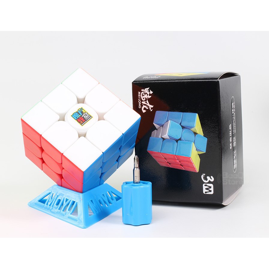 [Mã LIFEXANH03 giảm 10% đơn 500K] [Mã LIFE0503TOYS giảm 10% đơn 0Đ] Rubik 3x3 MoYu MFJS Meilong 3x3x3 M Có Nam Châm