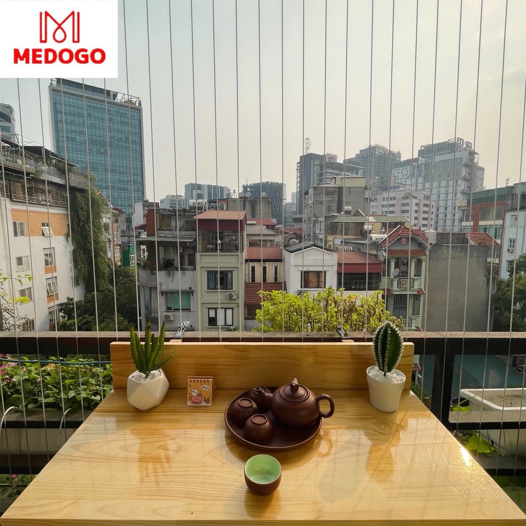 Bàn treo ban công MEDOGO thiết kế mới, bàn trang trí và làm việc BBC-04