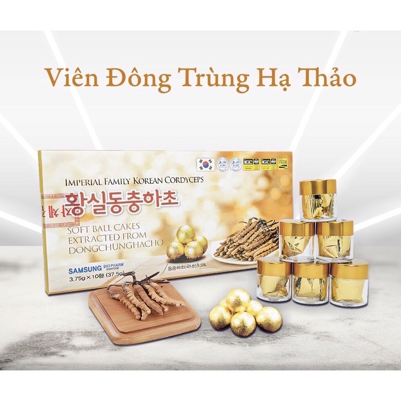 [HÀNG MỚI VỀ] Viên Uống Đông Trùng Hạ Thảo Hàn Quốc, Hộp 10Viên