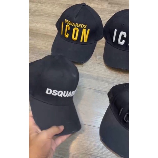Mũ lưỡi trai in chữ dsquared2 icon, mũ phớt mikenco