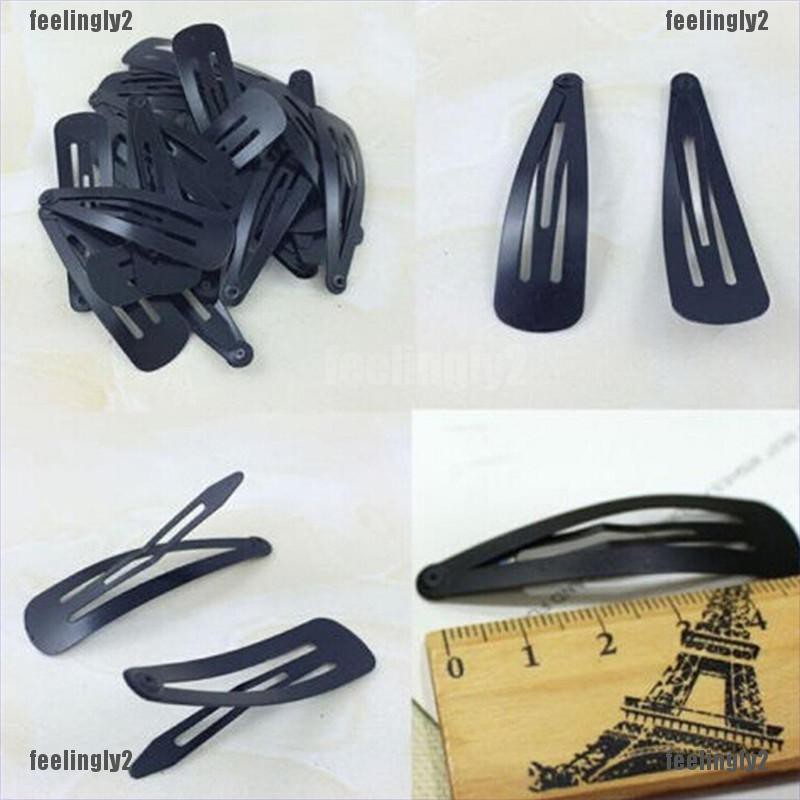 Set 10 kẹp tóc kim loại đơn giản