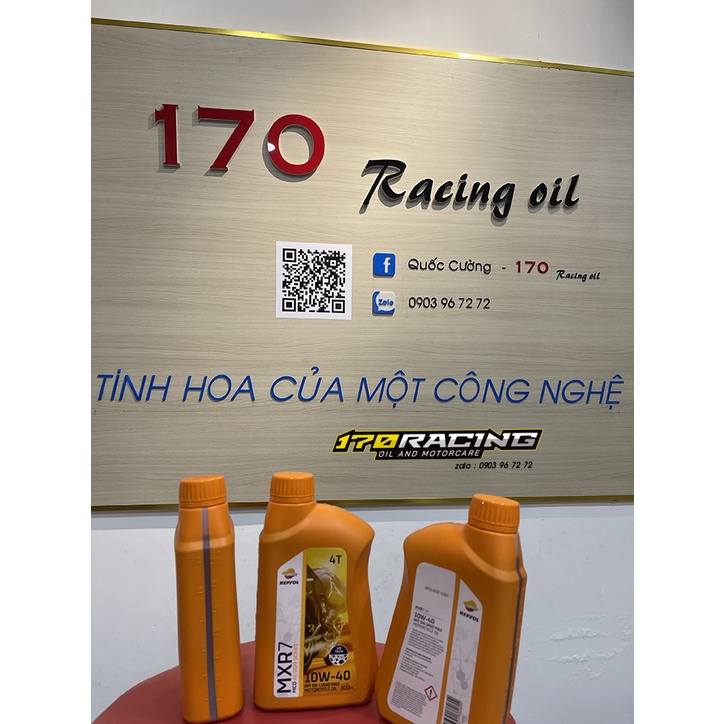 (HCM) Nhớt Xe Máy REPSOL MXR7 MCO ACTION SERIES 10W40 API SN | JASO MA2 MOTORCYCLE OIL Dung Tích 800 ML - 1000 ML