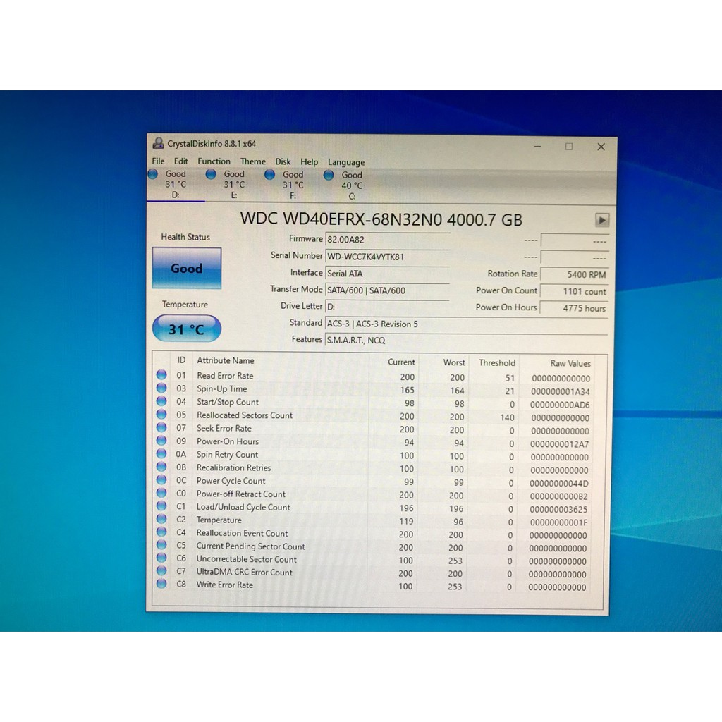 HDD Western Digital Caviar Red 4TB | BigBuy360 - bigbuy360.vn