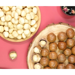 500gr hạt macca sạch daklak, mắc ca đăk lăk hạt nứt vỏ, có chứng nhận atvstp. size trung