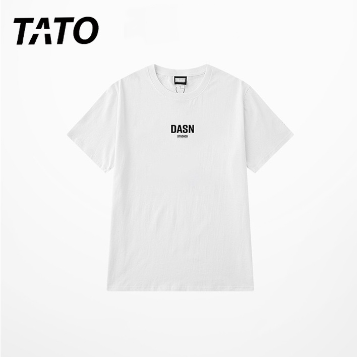 Áo thun unisex TATO tay lỡ form rộng vải cotton 4 chiều in hình dasn