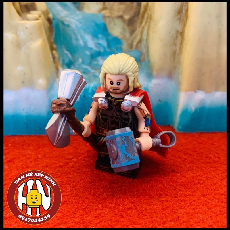 Đồ Chơi Xếp Hình - Lắp Ráp Minifigure Thor4 - Love And Thunder - WM6146 - Hàng Cao Cấp - Marvel !