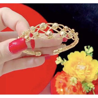 vòng tay bi kiểu bi dát vàng 18 mẫu mới