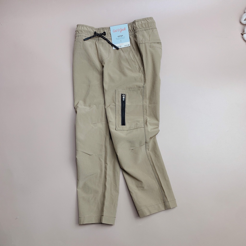 Quần gió Cat & Jack 2 màu nâu / zanzi size 4 - 18y