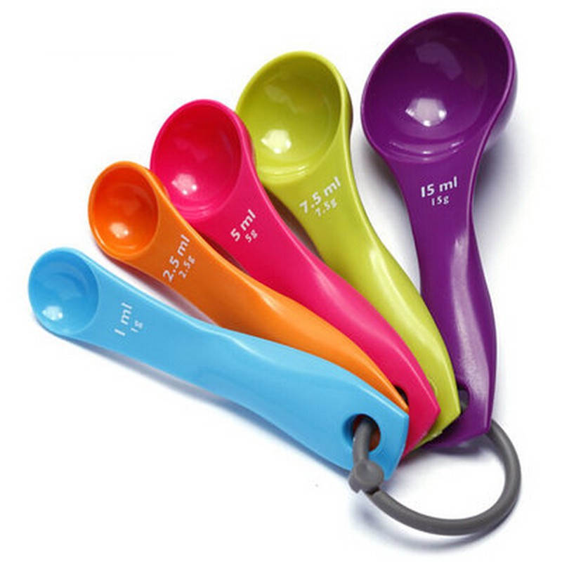 Set 5 Muỗng Đo Lường Làm Bánh Chuyên Dụng