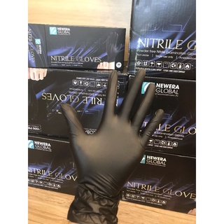 GĂNG TAY PHUN XĂM NITRILTE ĐEN
