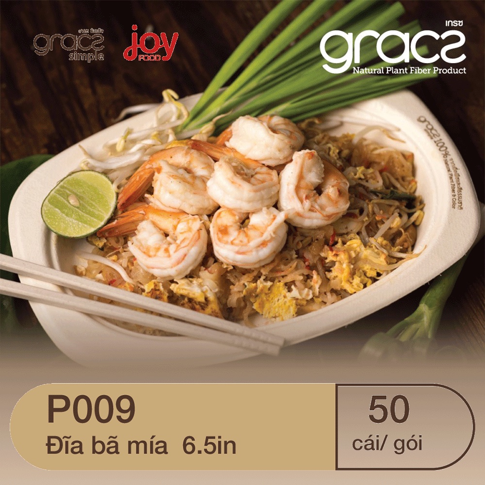 50 đĩa bã mía oval Gracz 6.5in , đĩa dùng 1 lần quay được trong lò vi sóng