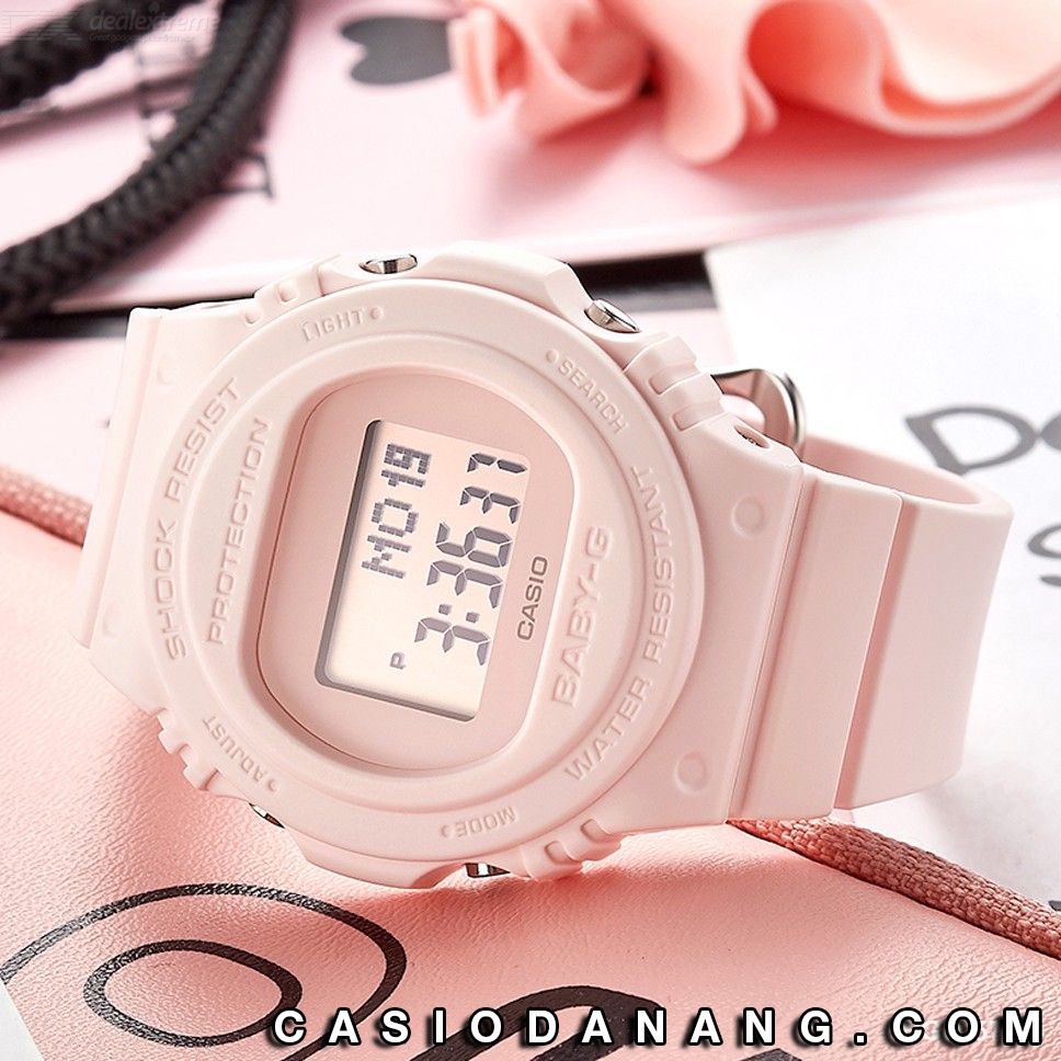 Đồng hồ nữ dây nhựa Casio Baby-G chính hãng Anh Khuê BGD-570-4DR