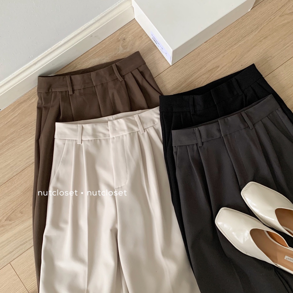 Quần trơn ống suông _ Q0092
