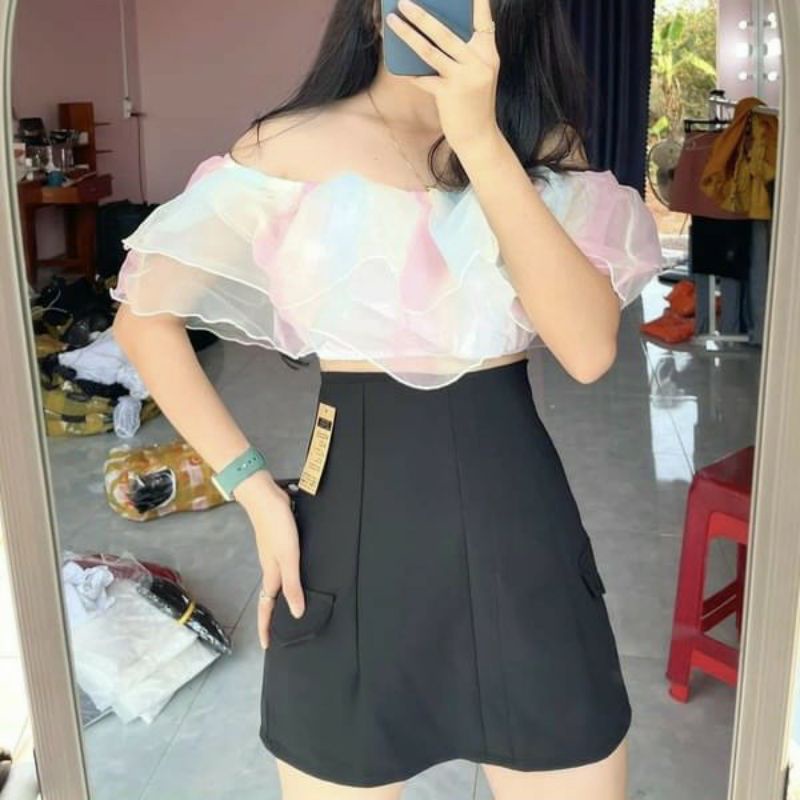 Áp trễ vai cầu vồng ảnh thật