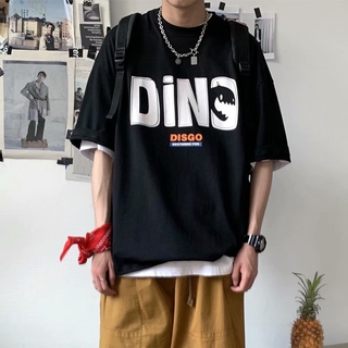 Áo Thun Tay Ngắn Size S-5XL In Chữ Đơn Giản Thời Trang Cho Cặp Đôi