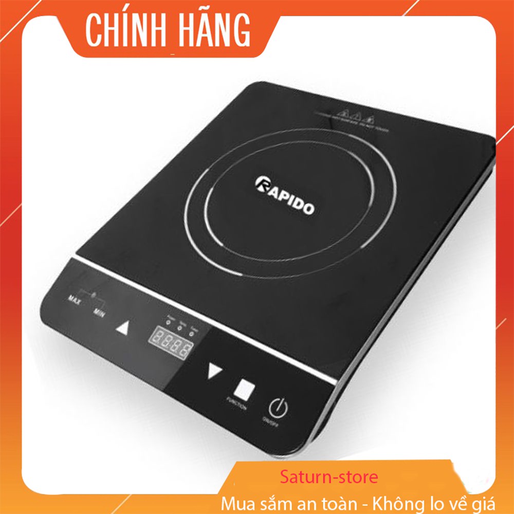 { Hàng Chính Hãng } Bếp từ đơn Rapido 2000 W - RI2000 ES Nhập Khẩu Từ Đức Công Suất Lớn,Tự Động Ngắt Khi Quá Nhiệt