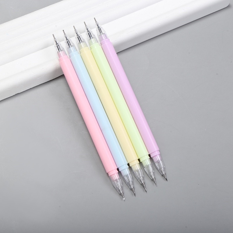 Bút Bi + Dao Cắt Washi Tape 2 Đầu B60 Hình Chiếc Bút Dùng Cắt Sticker, Khắc Trổ Giấy Gỗ, Làm Sổ Tay Bullet Journal 2022