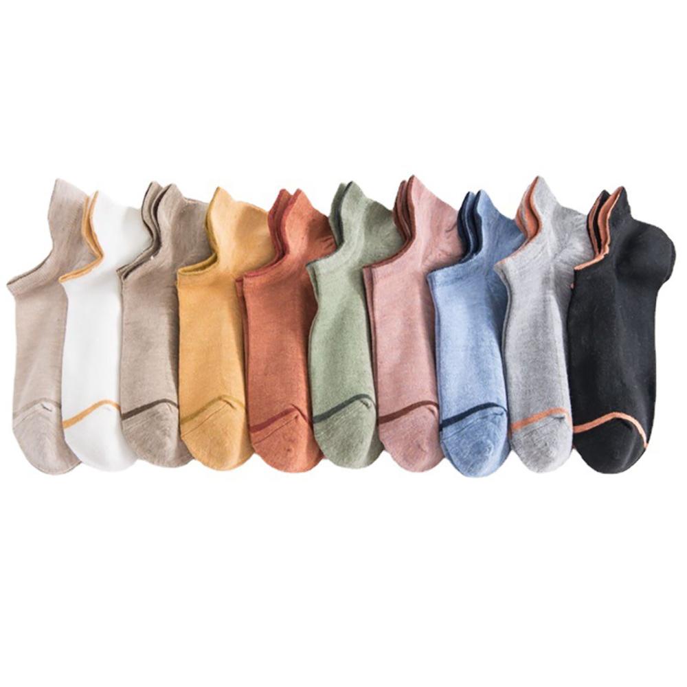 Vớ Cotton Họa Tiết Kẻ Sọc In Chữ Chống Trượt Thời Trang Cho Nam Và Nữ