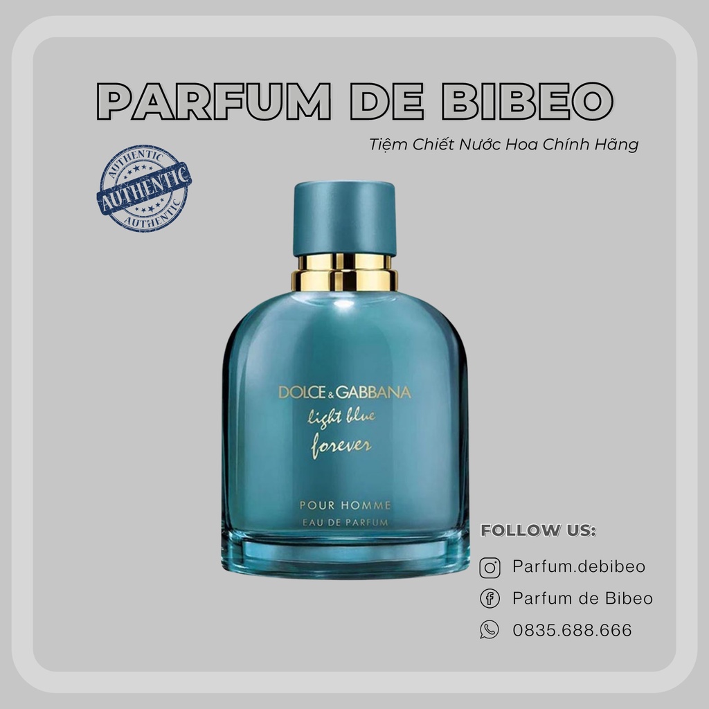 Parfum de Bibeo-Nước hoa thử DG Light Blue Forever Men