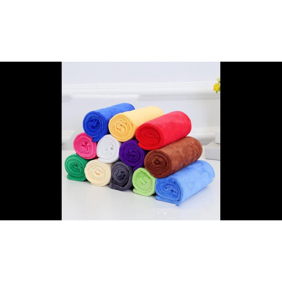 Khăn lau xe chuyên dụng Microfiber siêu thấm không bị sơ, rối