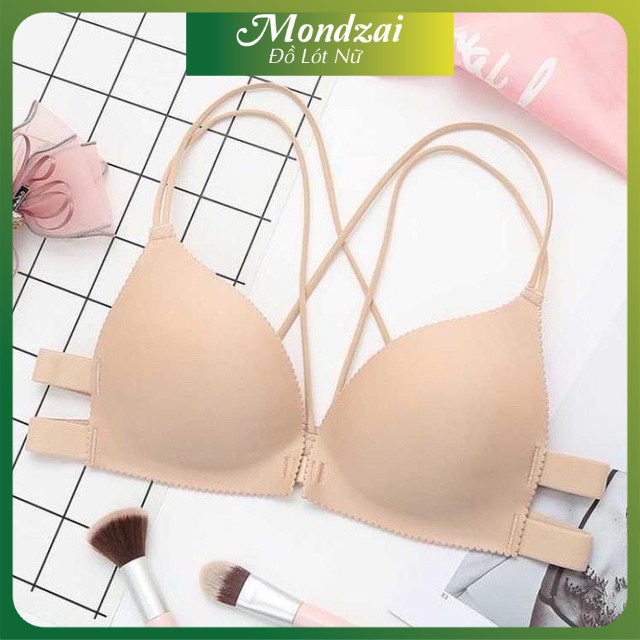 Bra 4 dây Su đúc bàn tay nâng ngực cài trước