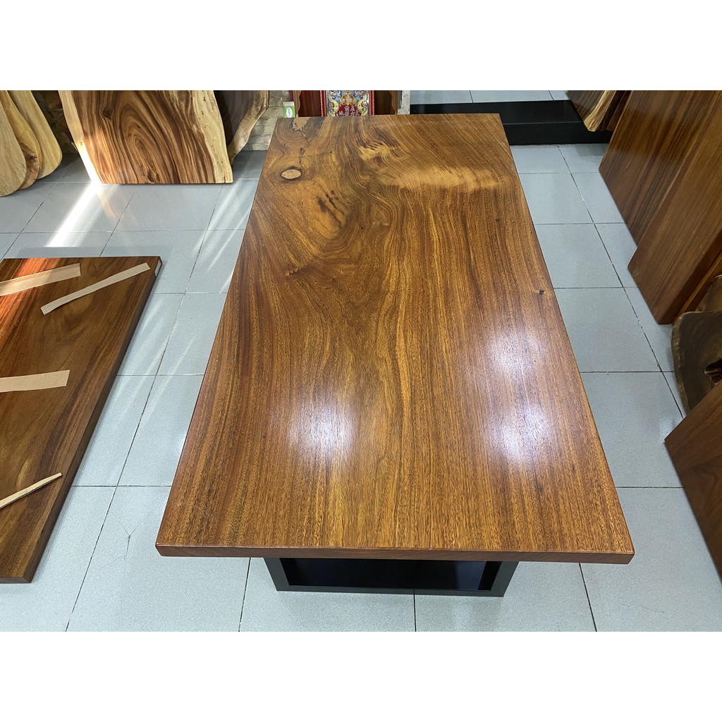 Bàn ăn bàn học gỗ Lim nguyên khối