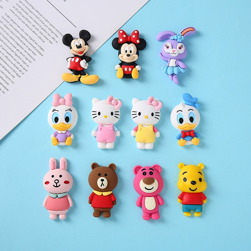 Hình Sticker Cute 3D Siêu To 2,8x4cm (Được Chọn Mẫu)