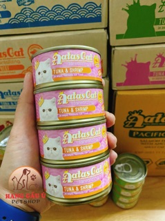 Pate cho mèo Aatas Cat lon 80g