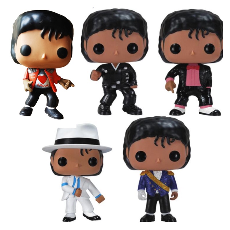 Ready Stock !!! Michael Jackson Cute Vinyl Figure Model Toys Collection Doll Toy Gift 10cm/3.9in