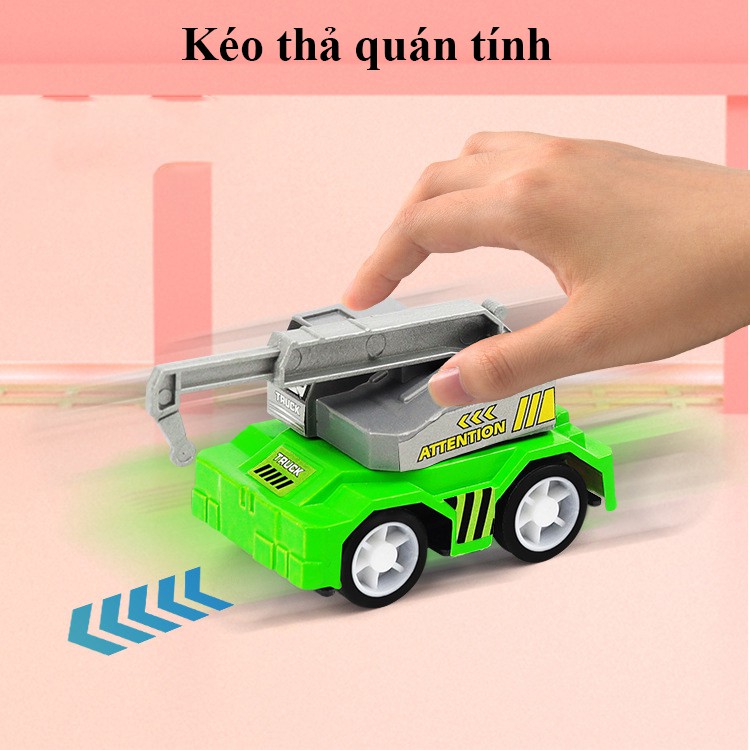 Đồ chơi xe lu mô hình chất liệu nhựa bền đẹp an toàn cho bé XMH06