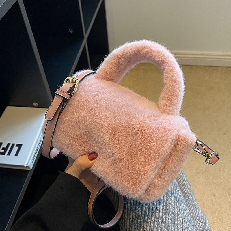 Túi Xách Lông Nhung Thời Trang Thu Đông Mới 2022 Dành Cho Nữ