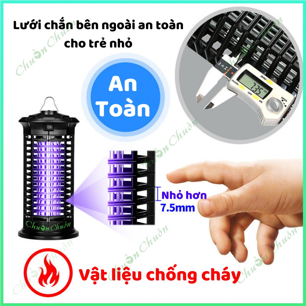 Đèn bắt muỗi lưới điện Điện Quang, sử dụng đèn led và đầu cắm usb  An Toàn, Tiện Dụng