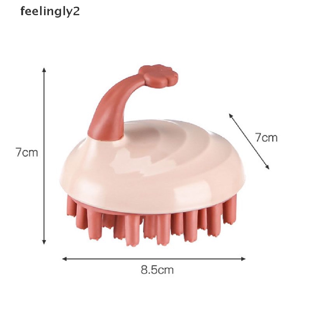1 Lược Silicone Mát Xa Da Đầu Chống Ngứa Khi Tắm