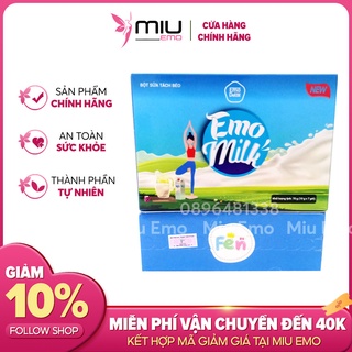 Detox giảm cân Emoslim vị Sữa hộp 7 gói Miu Emo