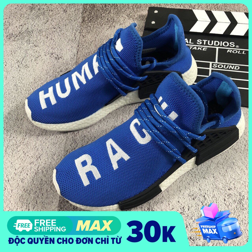 giày adidas human race (xanh)