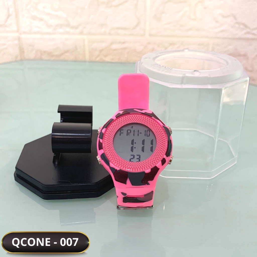 Đồng hồ điện tử nam nữ chống nước Qcone 007 chống nước 30m đầy đủ chức năng