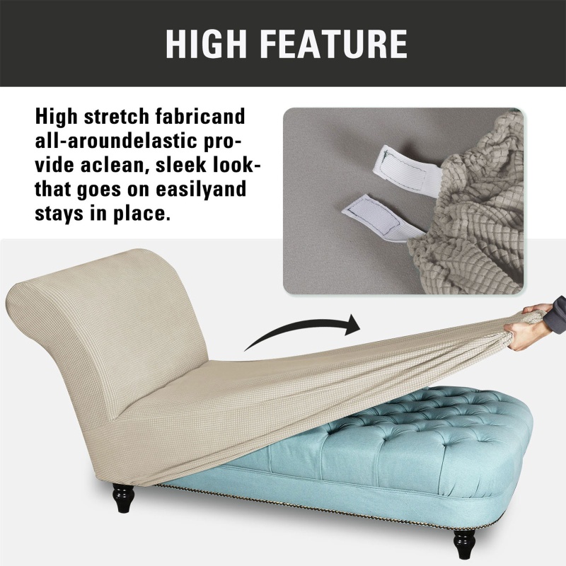 Vỏ Bọc Ghế Sofa Chống Trượt Không Cánh Tay