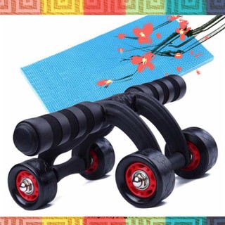 Con lăn tập cơ bụng 4 bánh  KAMA Ab Roller KÈM THẢM _(CÓ BẢO HÀNH)