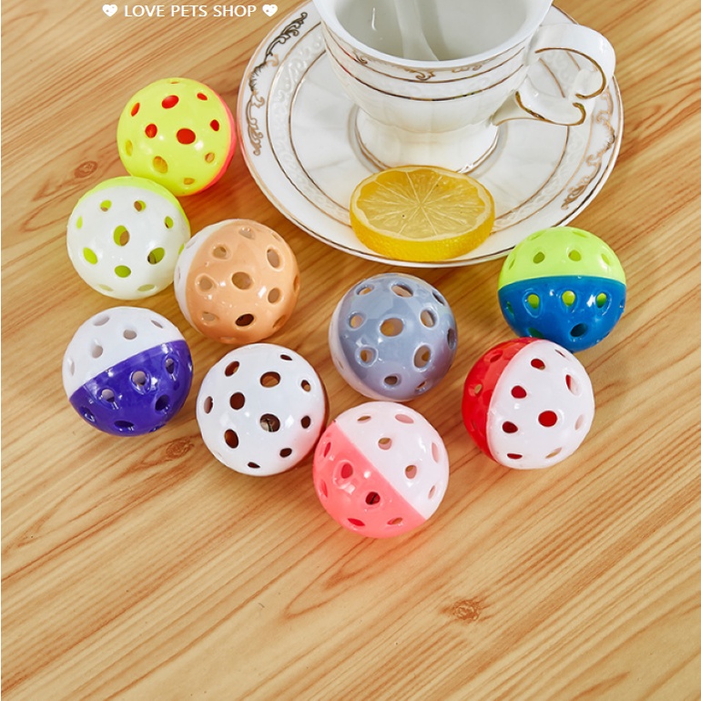 ĐỒ CHƠI CHO CHÓ MÈO, CHIM VẸT BANH LỤC LẠC NHIỀU MÀU SẮC - LOVE PETS SHOP