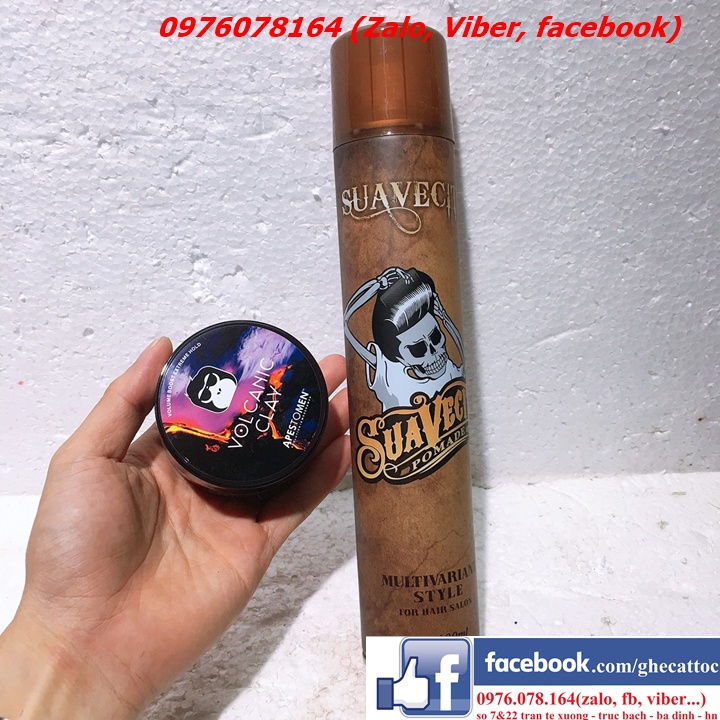 COMBO GÔM SUAVECITO 400ML VÀ SÁP COCK CREASE 100G