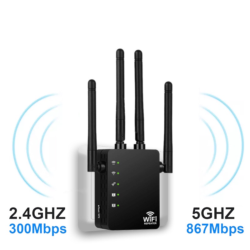 Thiết bị lặp sóng Wifi 2.4G & 5.8G 300/1200Mps