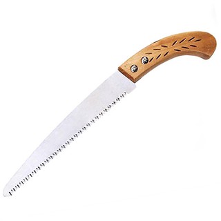 Cưa cành, cưa cây cảnh cán gỗ dài 27cm