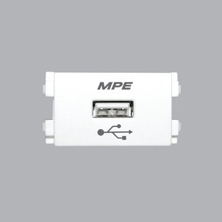 Ổ CẮM USB GẮN ÂM TƯỜNG MPE DC5V-1000mA SERI A60