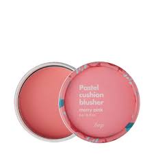Phấn má hồng dạng bột siêu mịn kiềm dầu lâu trôi màu sắc trẻ trung Hàn Quốc The Face Shop Pastel Cushion Blusher 6g